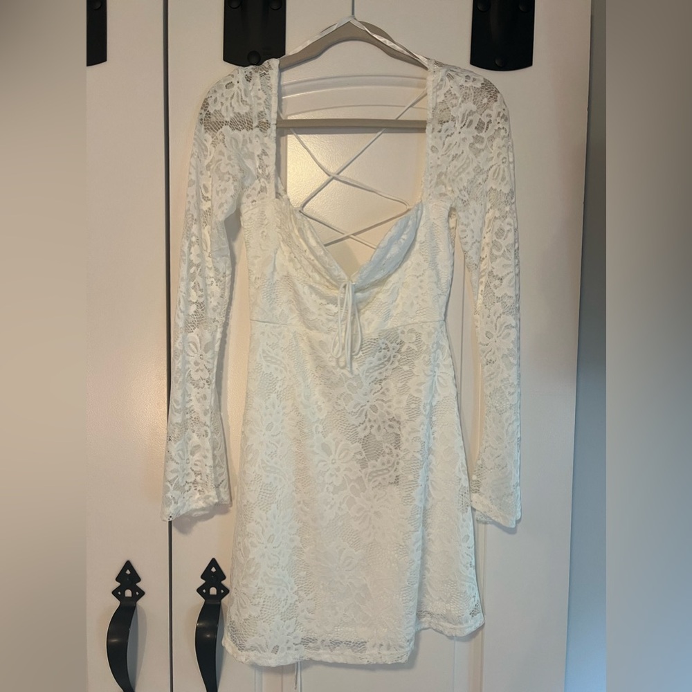 Angel Biba white mini dress brand new with tags